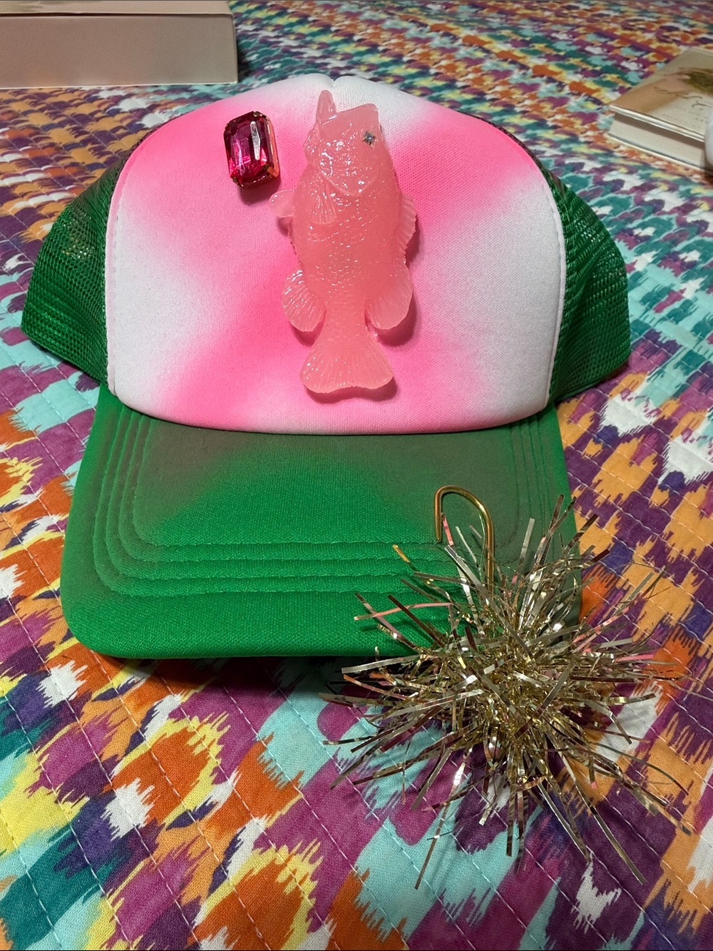 RAHYA TRUCKER HAT FISH CAP